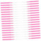 JECOMPRIS Lot de 100 bâtonnets de brosse interdentaire, brosse, brosse, brosse interdentaire, brossage interdentaire, brosse interdentaire, brosse interdentaire, rose en acier inoxydable 304