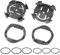 KGDUYC Attacco Manubrio Universale,supporto manubrio e manubrio,Supporto per Bicicletta Computer,Compatibile con Edge 130/200/500/510/520/530/800/1000 e altri