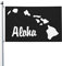 Aloha Hawaii-Flagge, 90 x 152 cm, doppelseitige Flagge, Gartenflagge, Heimdekor-Flaggen