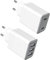 SCHITEC - Cargador USB C, conector de 20 W, corriente rápida+5 V3 A, conector USB tipo C rápido para iPhone 16, 15, 14, 13, 12, 11 Pro Max, Pods, Galaxy Tipo C, adaptador de corriente de pared