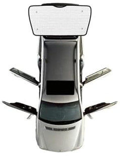 Auto Sichtschutz Fenster Für VW Für Caddy 2K MK3 Für Maxi 2003 2015 2016 2017 2018~2019 Auto-Vollabdeckungen Sonnenblenden Sonnenschutzfenster Sonnenschutzabdeckung Sonnenblende(Rear Windshield)