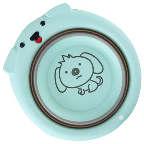 Toyvian Adorable Lavabo De Dessin Animé Pour Enfants Matériau Peu Encombrant Et Sûr Parfait Pour Le Bain De Bébé