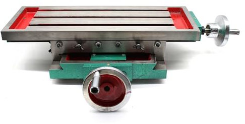 Precision 2 Axis Compound Worktable for Milling Vise Fixture Mini Machine Work Drill Stand with Cross Slide Bench X/Y Axis for Drilling and Milling Machines