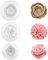 Silikonform Kerzen, 3 Stück Silikonform Blumen Gießformen Kerzen, 3D Kerzenformen zum Gießen für Kuchen und Schokoladen Gourmet Herstellung und Kerzen Bastelarbeiten (A)