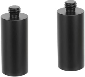 CAMVATE 5/8-27 Female to 3/8-16 Male Mic Stand Adapter (2 Long,2 Pieces)-3746