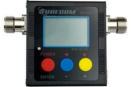 Mcbazel Surecom SW-102D-S VHF/UHF 125-525Mhz 120W V.S.W.R. & Power Meter (SO239 Connector)