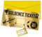 KAOTPO Gutschein zum selber ausfüllen mit Rubbellos, Goldenes Ticket mit Rubbelkarten zum selber beschriften, Geschenke für Frauen, Reisegutschein (1 Stück, Fußball-Auszeichnungen)