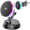 Supporto auto Qi2 15W MagSafe con Caricabatterie Ventola Raffreddamento, [Caricabatteria Rapido per illuminazione RGB], 78+ lbs Supporto Telefono Wireless Magnetico per auto con iPhone 16/15/14/13/12