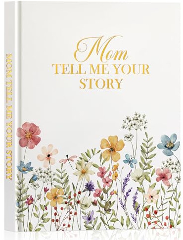 Lanpn Mama Erzähl Mir Deine Geschichte Buch Ausfüllen, 270+ Fragen Mutter von Deinem Leben Lebensgeschichte Erinnerungsbuch Muttertag Geburtstag Geschenk Mom Life Story Journal, Englisch