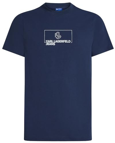 Karl Lagerfeld Jeans Herren Slim Outline Logo T-Shirt
