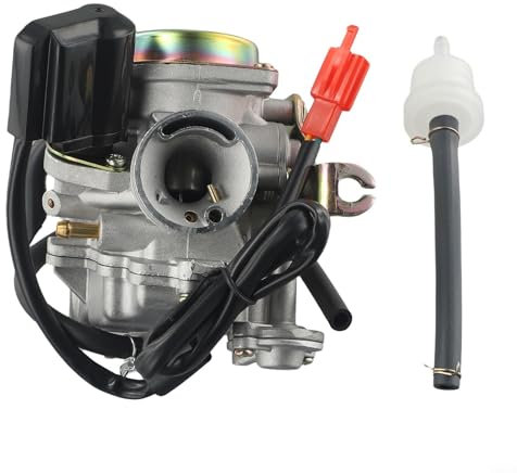 FUANA Scooter Ansaugvergaser 19 mm für Vergaser für 50 cc Chinesisch für GY6 139QMB Moped 49cc 60cc für SUNL