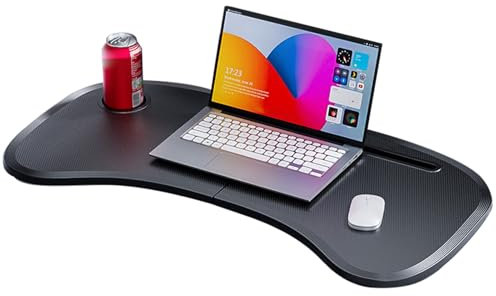 Moxeupon Bandeja para Volante de Coche,Bandeja Plegable Mesa para Comida | Organizador Multiusos para Teléfono Móvil, Libros y Trabajo