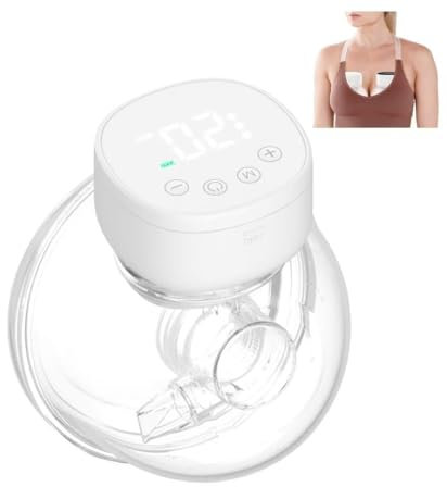 Extractor de leche portátil para maternidad eléctrico, con 3 modos, 9 niveles, indicador LED, silencioso, inalámbrico, recargable por USB, 1 unidad