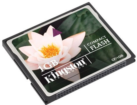 Kingston CF/1GB-S Elite Pro Flash Memory Card 1 GB 50x CompactFlash Card