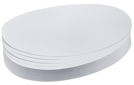 FRANKEN Moderationskarten Oval, 190 x 110 mm, 500 Stück, weiß, UMZ 1119 09