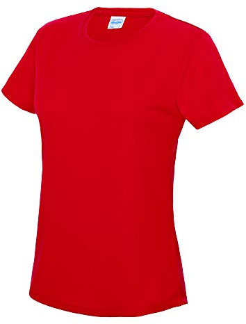 Just Cool Womens/Ladies Sports Plain T-Shirt