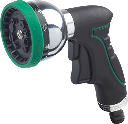 Meister Power-Brause - 10 Sprühfunktionen - für 12,7 mm (1/2 Zoll) Stecksysteme - Einhand-Bedienung / Handbrause mit ergonomischem Griff / Multifunktionsbrause / Spritzpistole / Gartenbrause / 9925060