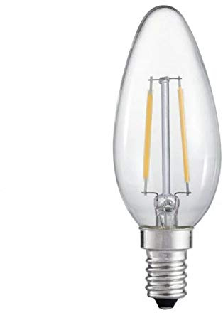 Lyveco SES Clear LED 4 Watt Filament Candle 470 Lumens 2700K