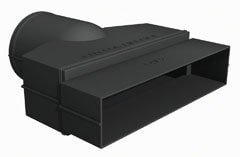 Manthorpe Building Products Square to Round Adaptor Underfloor Vent