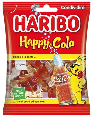Haribo Beutel 100g, Happy Cola