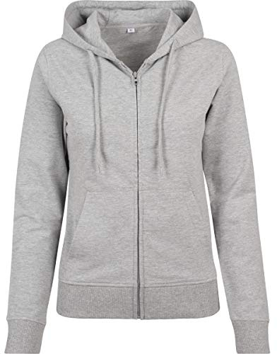 Build Your Brand Damen By069-ladies Terry Zip Hoody Sweatjacke