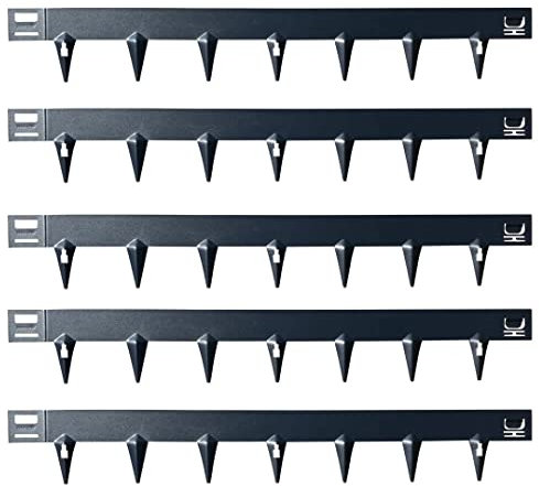 CORE EDGE Lawn Edging | Flexible Decorative Steel Edging Garden Border Edging Lawn Edging Strip Garden Border with a 65mm face height (Anthracite)