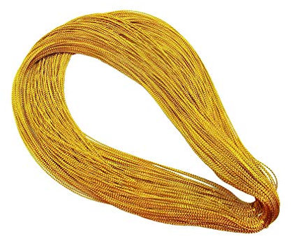 Filo di spago dorato, 100 m di filo metallico non elasticizzato, per realizzare gioielli, fai da te