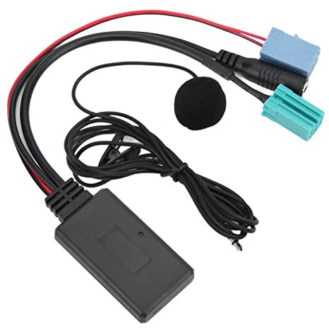 Bluetooth AUX in Kabel, Autoradio Audio AUX Kabel MP3 Input Adapter Ersatz für Clio Espace Laguna 2005-2011