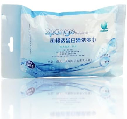 1pc Water Shampoo for Elderly Bedridden, Soothing Protein Cleaning Rinse Shampoo (Built In Leave In Conditioner for Scalp Cleansing)