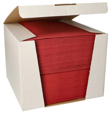 Papstar 88557 Royal Collection Servietten, Bordeaux, 40cm x 40cm Maße, 100 Stück