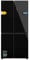 Cecotec Kühlschrank 4 Türen 436L - Bolero CoolMarket 4D 436 Black Glass E. 183 cm Höhe und 83,6 cm Breite, Inverter Plus Kompressor, Total No Frost, Türalarm, Schnellkühl- und Gefrierfunktion