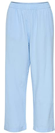 KAFFE Casual Hose KAnaya Damen Casual Hose Culotte Weites Bein Hohe Taille Capri Damenhose 38, Windsurfer