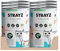 STRAYZ - Bio Katzenfutter nass - Lachs & Brokkoli: Getreidefreies Katzenfutter hoher Fleischanteil ohne Zucker - Spendet für Straßenkatzen - 6x400g Dose