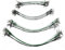 Fishing Wire Leaders,40 PCS Stainless Steel High Strength Fishing Line Leaders Fishing Line Trace Lure Leaders with Swivels and Snaps for Lures Rig Hooks