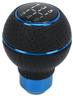 Keenso Schalthebelkopf, Schaltknauf 5-Gang M8 M10 M11 M12 Universal Aluminium Auto Auto Schaltgetriebe Schaltknauf (Blau)