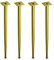 Mavö 4 Stück goldene Tischbeine Stuhlbeine Kommodenbeine 72cm Möbelfüße Möbelbeine Sofabeine Schrankbeine KOVA (720mm, Gold)