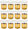 PATIKIL 100ml Low Form Glass Beaker, 12 Pack 3.3 Borosilicate Glass Graduated Printed Scale Measuring Cups with Spout for Kitchen Lab Liquids