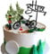 6PCS Bike Cake Decorations Set with Street Light, Road Cone, Tree for Bicycle Themed Birthday Party