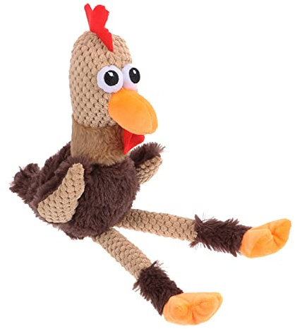 Haustier-zähneknirschen-Spielzeug Kauspielzeug Für Hunde Und Katzen Lustiges Hahn-Design Zur Reinigung Der Backenzähne