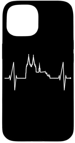 Köln Skyline Herzschlag Dom Herz Kölner Karneval Liebe Köln Hülle für iPhone 15