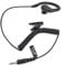 HYS G-förmiges Ohrhörer mit weichem Ohrbügel - 3,5mm Klinke - One Ear - Listen Only Kopfhörer - Kopfhörer Headset für Funkgeräte Lautsprechermikrofonen