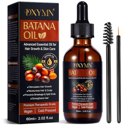 Huile de batana,Huile de batana 100% naturelle pour la croissance des cheveux, Élimine les fourches, restaure les cheveux abîmés, améliore l'éclat des cheveux (1 Pack 1x60ML)