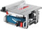Portable Table Saw, 180W cordless table saw with Metal Bracket, Saw Blade Diameter 254 mm, Saw Blade Adjustment 2°-47°, Diagonal Cutting Speed of Up To 3650 Rpm, Self-calibration Design