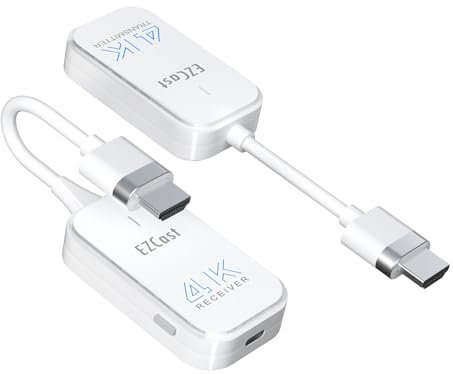 YOUTINGHDAV HDMI Wireless Transmitter and Receiver 4K, Wireless HDMI Extender 1080P@120Hz, HD Funkübertragung Video/Audio von Laptop, PC zu Monitor, TV, 165FT/50M WLAN HD Sender und Empfänger