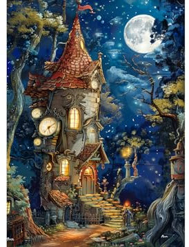 Jigsaw Puzzles for Adults 1000, Impossible Puzzle for Adults Educational Games Gifts Age 14+. Challenging Puzzles, Puzzle Game for The Whole for Women, Gifts for Men, Theme:Ancient Castle