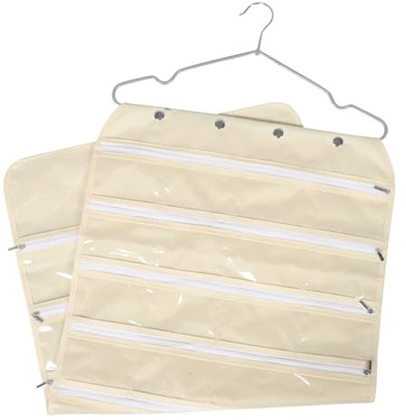 MUSISALY Aufbewahrungstasche Zum Aufhängen Von Schmuck Schmuckhalter Mit Fächern Für Ohrringe Halsketten Armbänder Platzsparend Und Ordnungsmäßig