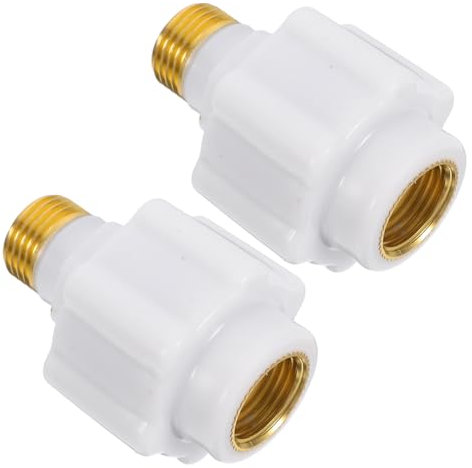 Adattatore Parete per Scaldabagno Elettrico 2 Pezzi, Bianco