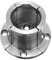 Portabrocas giratorio de madera Reversible de 3,5 pulgadas, accesorio de plato torno de madera con rosca de 1 pulgada x 8TPI, mandíbulas, herramienta de torneado de torno de madera duradera Mandril de