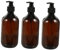 DECOMELODY 3Piezas Loción Recargables Jabón Decorativo Champú Gel de Ducha y