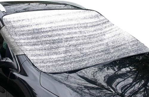 Sonnenschutz Auto frontscheibe - Verdickt Windschutzscheibe Abdeckung UV-Schutz für Sommer - Winter Windschutzscheiben Abdeckung Wintergegen Schnee Strahlung Frost Wasserbeständig